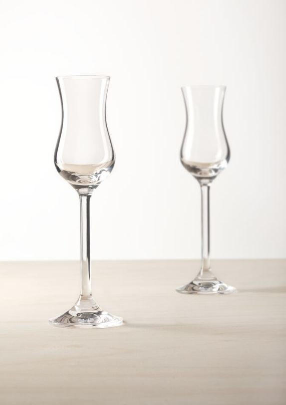 Leonardo Grappaglas Brunelli – Kristallklar, 210 Ml, Für Grappa & Liköre
