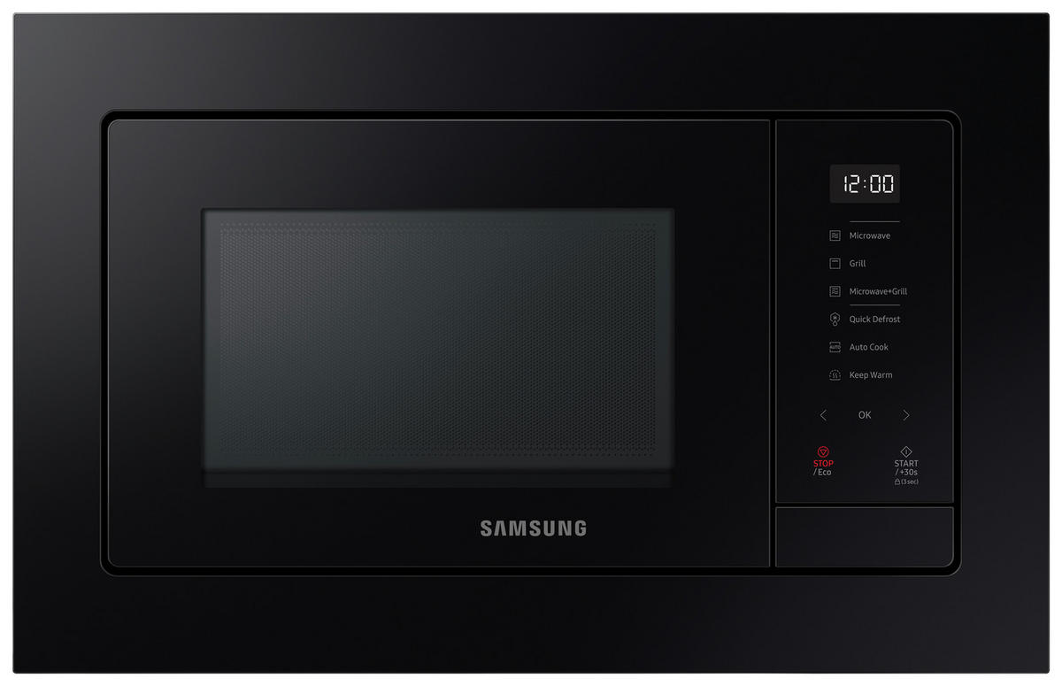 EINBAUMIKROWELLE MG23A7318CKE1  - Schwarz, Basics, Glas/Metall (48,9/27,5/36,2cm) - Samsung