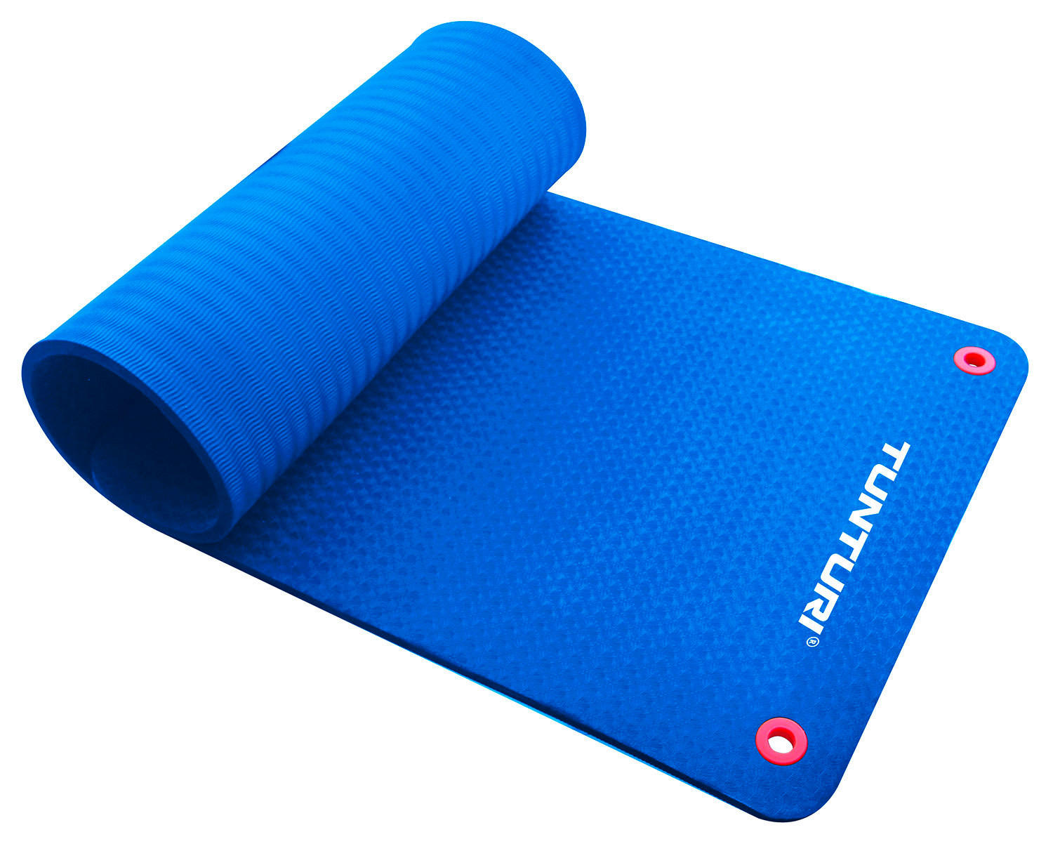 FITNESSMATTE - Blau, KONVENTIONELL, Kunststoff (140/60/1,5cm)