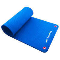 FITNESSMATTE - Blau, KONVENTIONELL, Kunststoff (180/60/1,5cm)