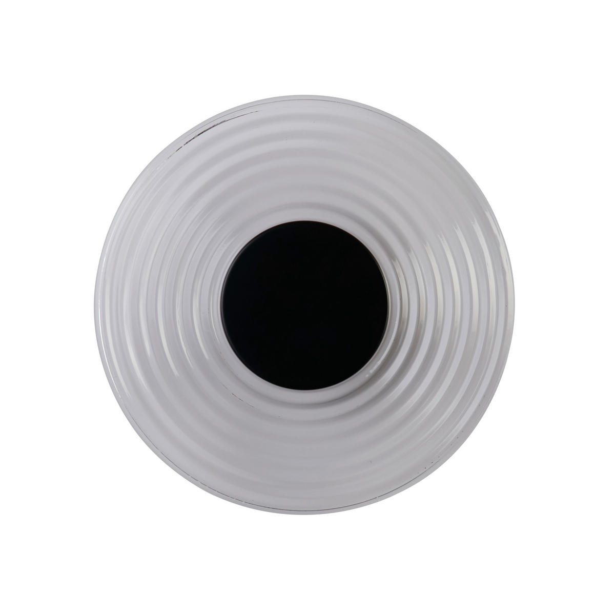 LED-DECKENLEUCHTE 30/6 cm   - Transparent/Schwarz, KONVENTIONELL, Glas/Metall (30/6cm)