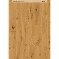 LANDHAUSDIELE, Eiche Wild reliefgehobelt Gesund-Diele  per  m² - Eichefarben, KONVENTIONELL, Holz (224,5/19,3/1,3cm) - Weitzer Parkett