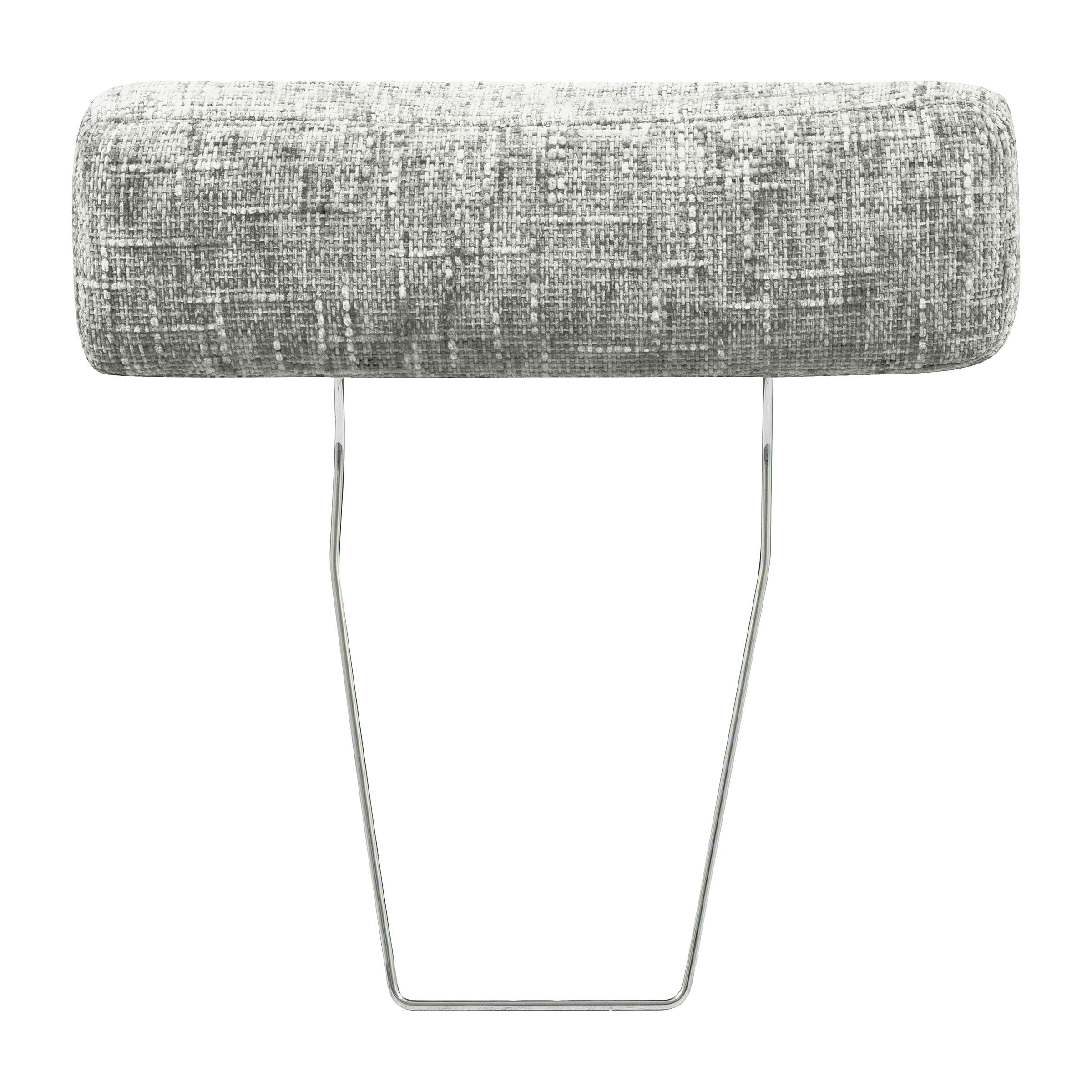 KOPFSTÜTZE SPRING  in Webstoff  - Silberfarben/Grau, Design, Textil (52/17/14cm) - Livetastic
