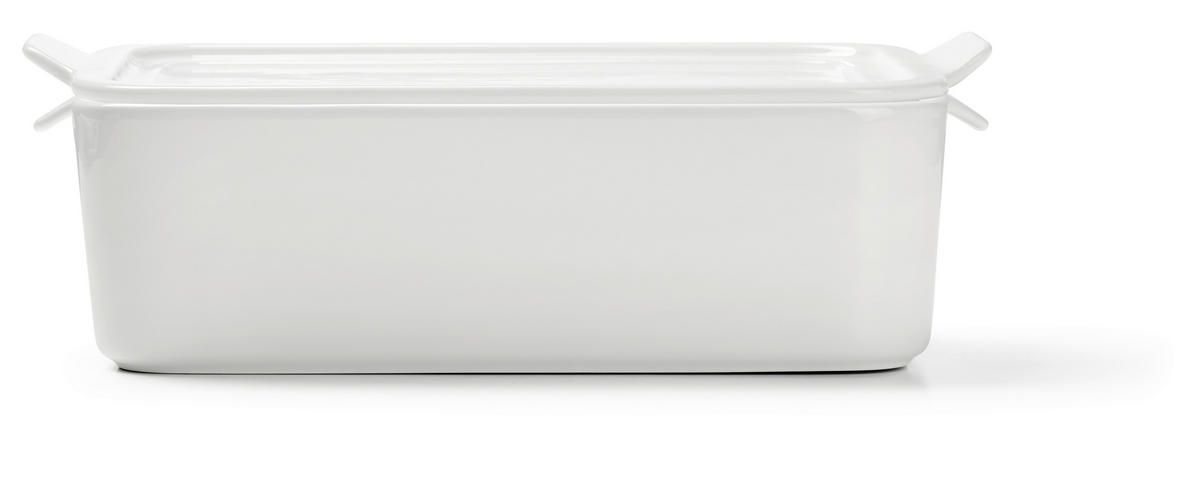 AUFLAUFFORM 30,5/18,3/10,4 cm   - Weiß, Basics, Keramik (30,5/18,3/10,4cm) - Homeware Profession.