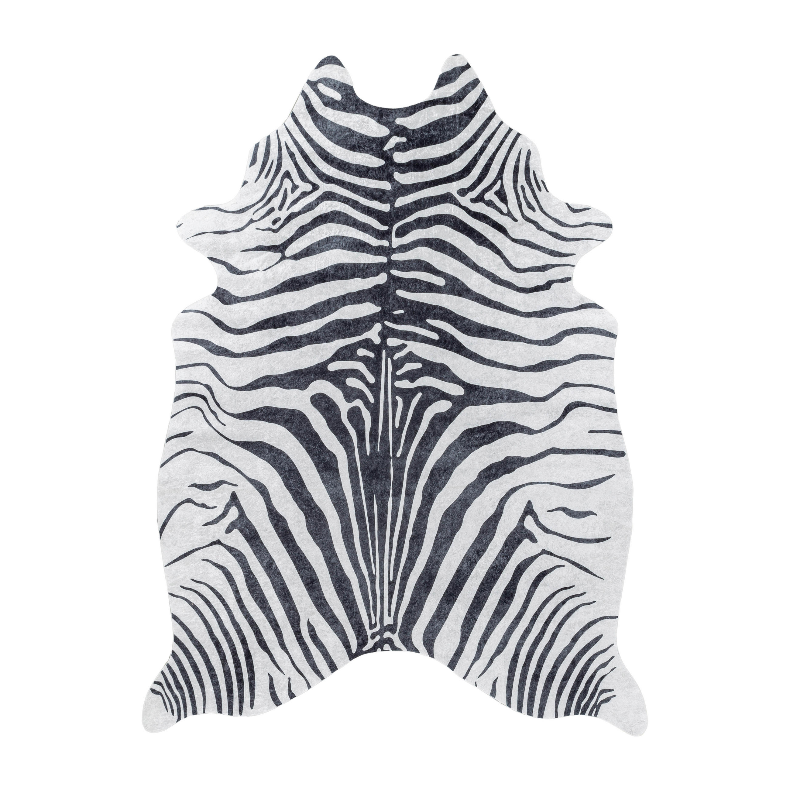 KONSTFÄLL 100/135 cm Etosha  - vit/svart, Design, läder/textil (100/135cm) - Novel