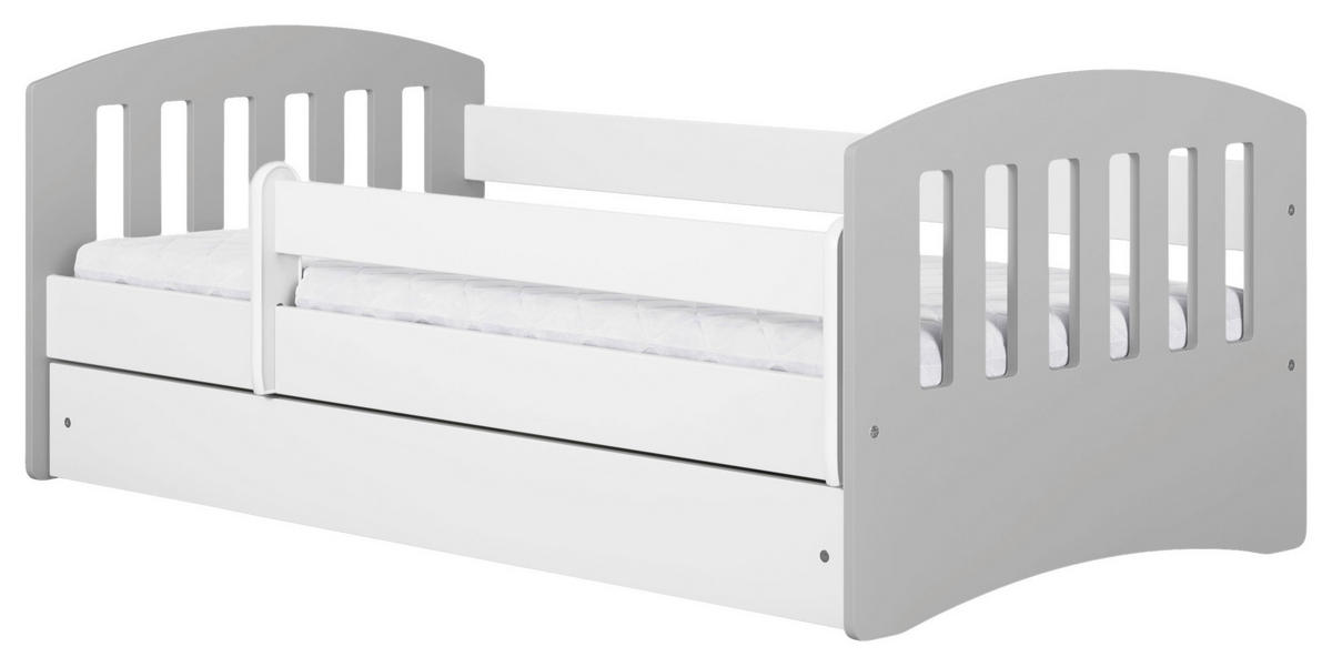 KINDER-/JUNIORBETT - Birkefarben/Weiß, MODERN, Holz/Holzwerkstoff (80/140cm) - MID.YOU