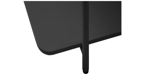 COUCHTISCH 110/55/34 cm rechteckig Schwarz - Schwarz, Basics, Metall (110/55/34cm) - Xora