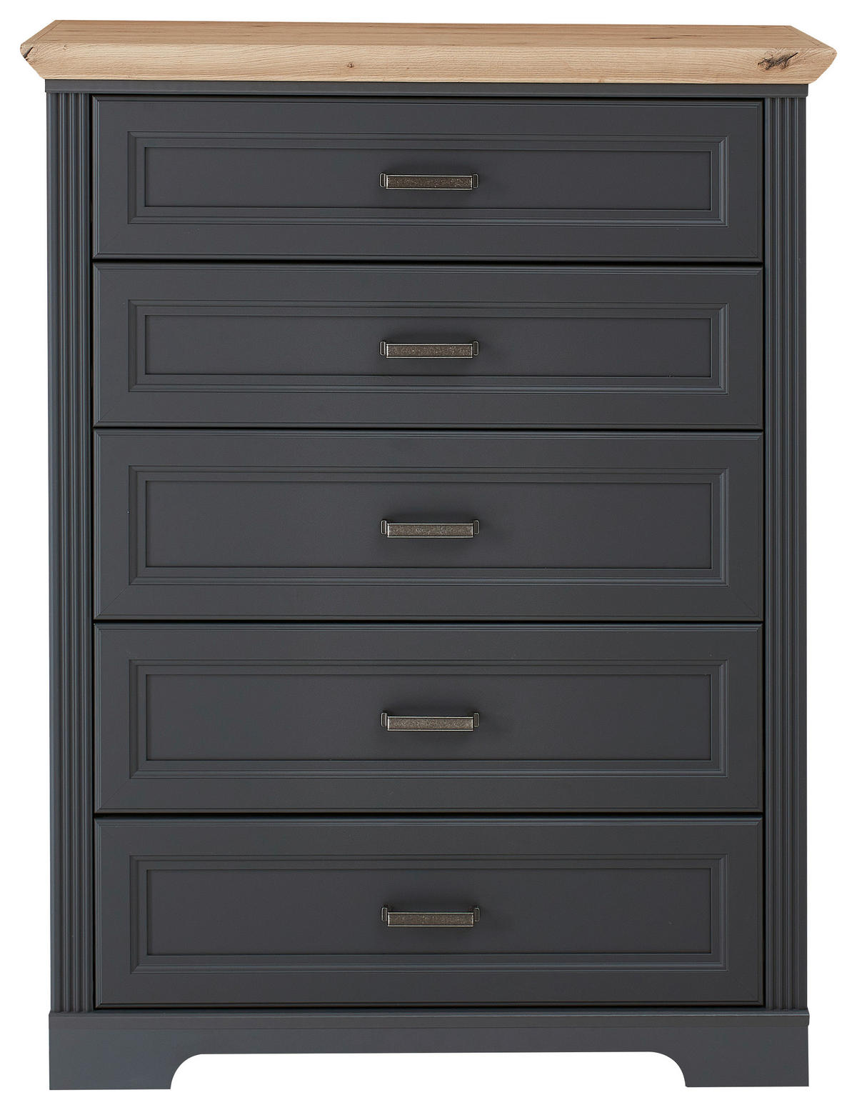 KOMMODE  in 93/121/41 cm  - Schwarz/Graphitfarben, Design, Holzwerkstoff/Metall (93/121/41cm) - Landscape