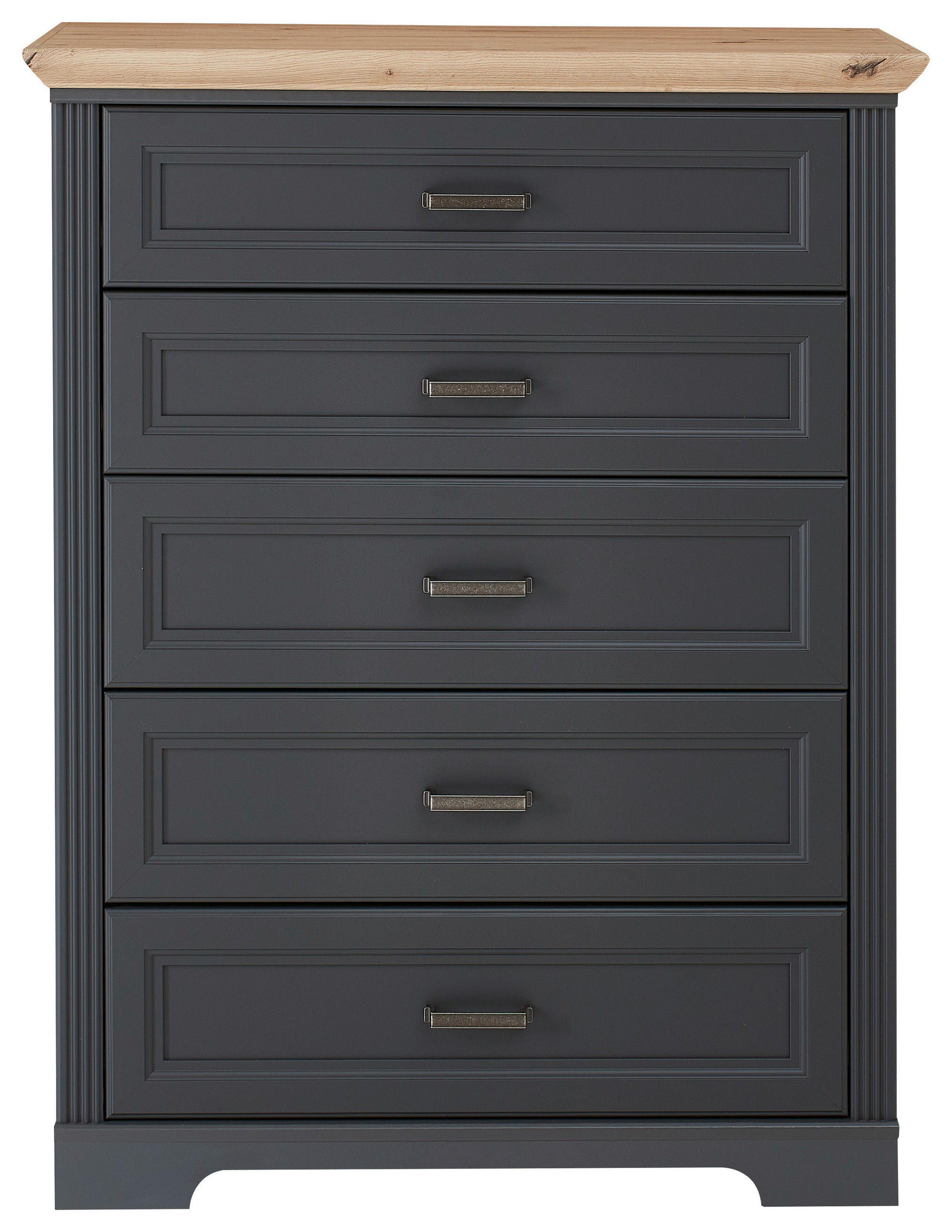 Landscape KOMODA, barvy grafitu, dub artisan, 93/121/41 cm