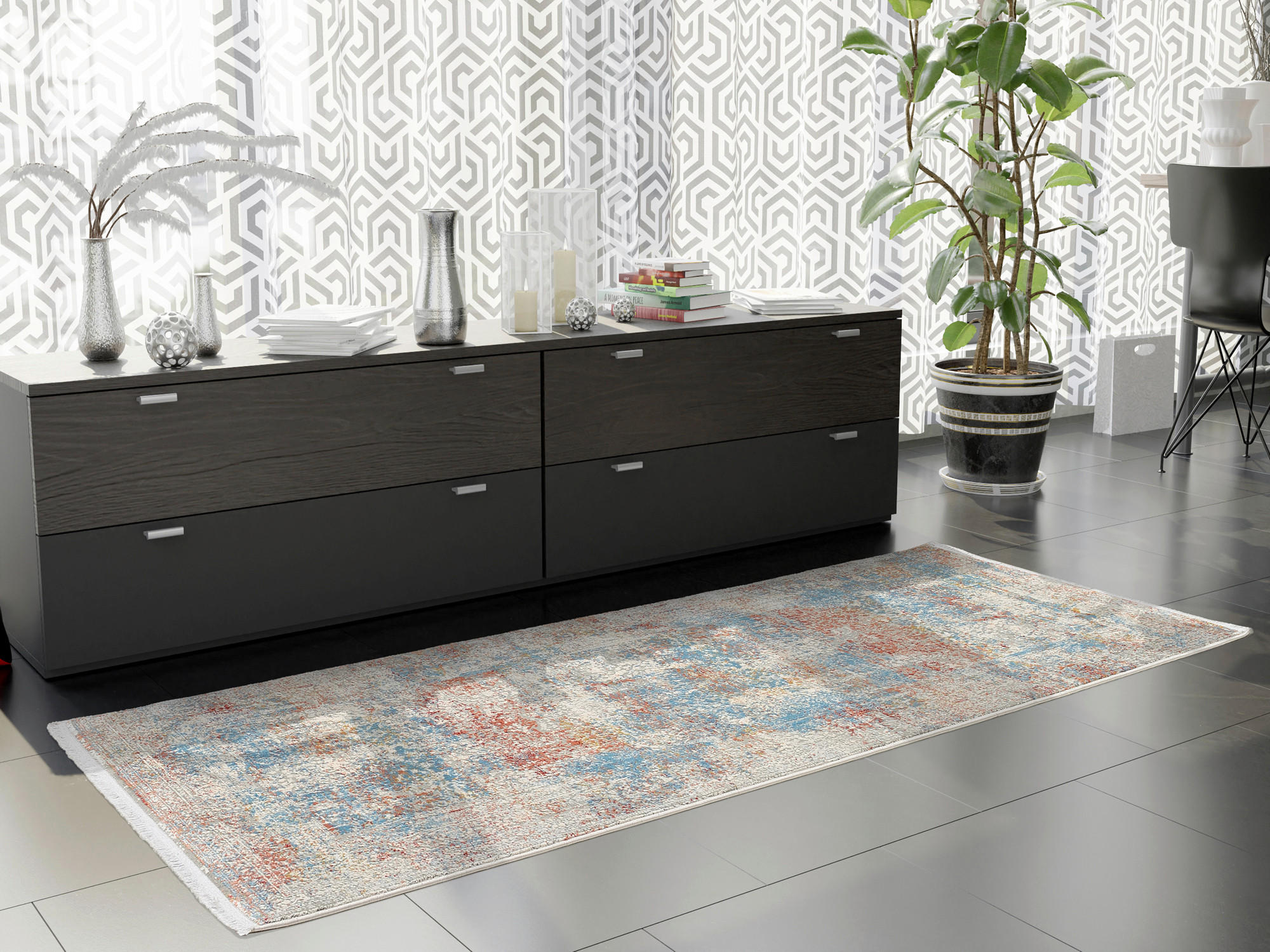 LÄUFER 80/200 cm Avignon  - Multicolor, Design, Textil (80/200cm) - Dieter Knoll
