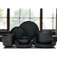 KOMBISERVICE Mika black 16-teilig  - Schwarz, Trend, Keramik - Novel