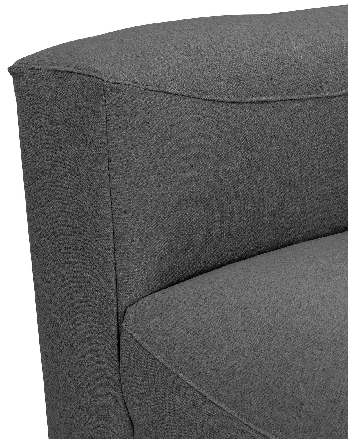 ECKELEMENT Flachgewebe  - Anthrazit, Design, Kunststoff/Textil (100/73/100cm) - Max Winzer