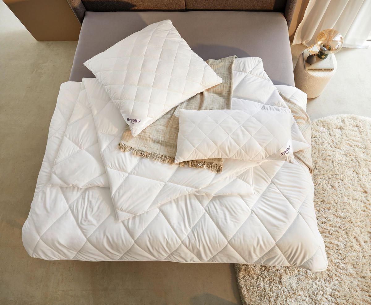 GANZJAHRESDECKE  Oviedo  135/200 cm   - Weiß, Basics, Textil (135/200cm) - Sleeptex