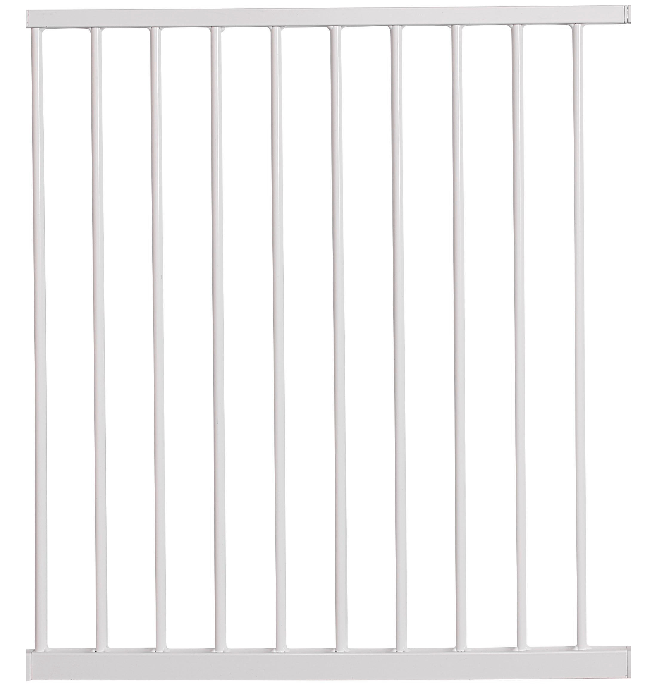 SCHUTZGITTERVERLÄNGERUNG 64,5/72 cm  - Weiß, Basics, Metall (64,5/72cm) - Baby Dan
