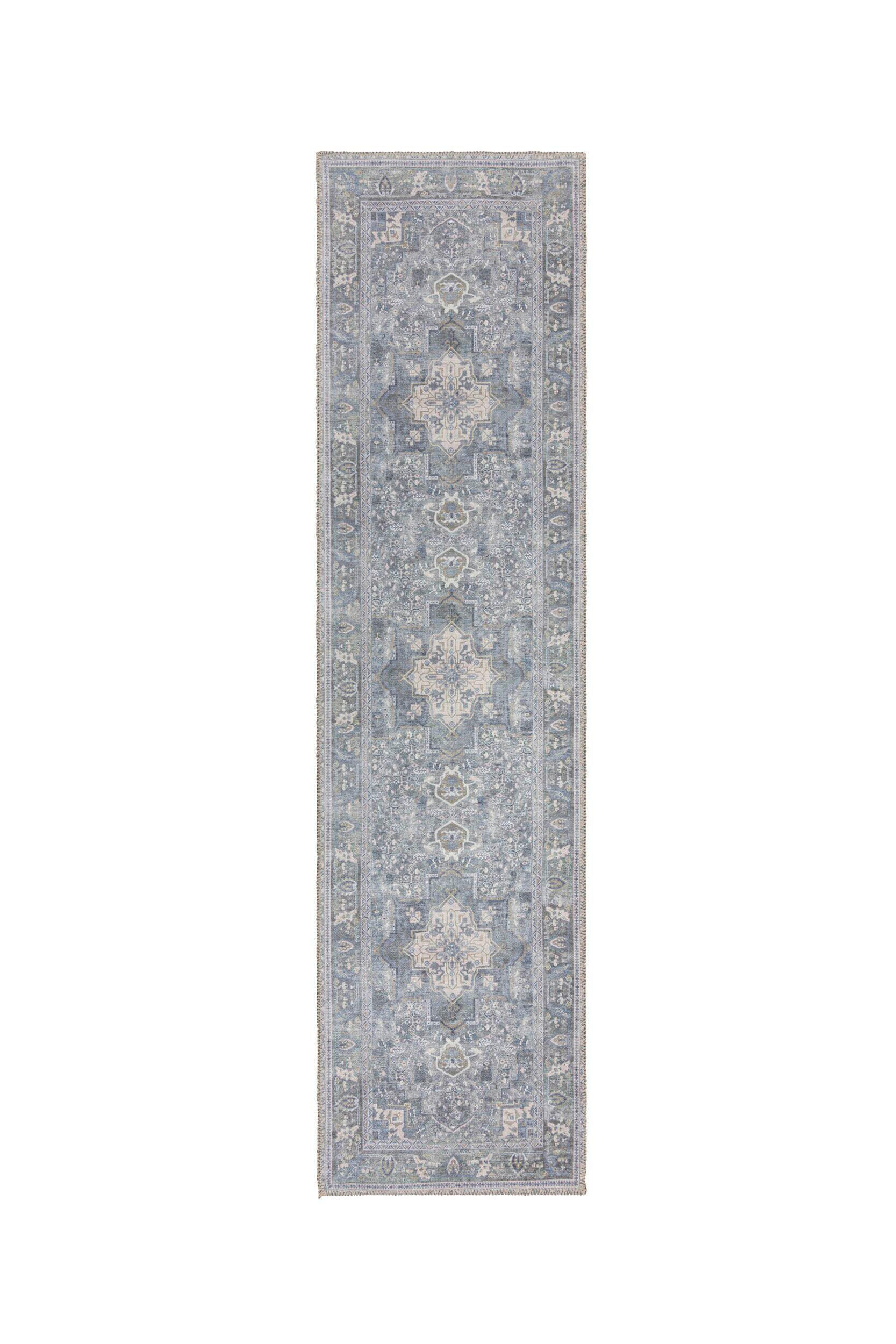 FLACHWEBETEPPICH 60/230 cm Hebden Washable Grün  - Grün, Basics, Textil (60/230cm) - Xora