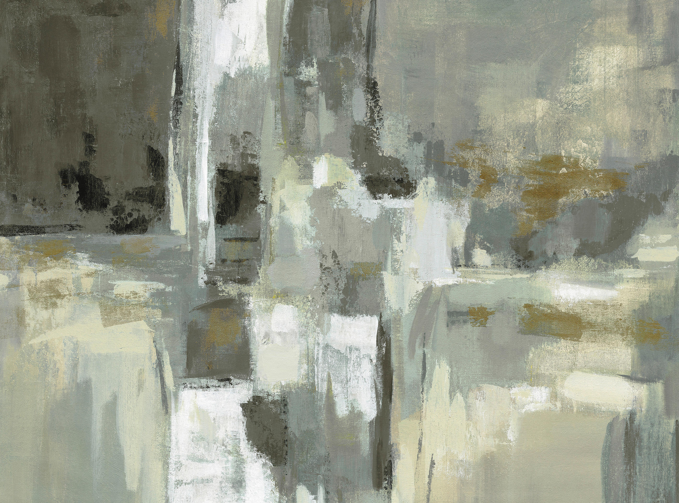 OBRAZ NA PLÁTNĚ, abstraktní, 135/100 cm  - vícebarevná, Basics, dřevo/papír (135/100cm) - Euroart