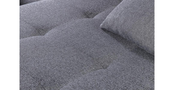 ECKSOFA in Webstoff Anthrazit, Blau  302/187 cm  - Chromfarben/Blau, Design, Kunststoff/Textil (302/187cm) - Carryhome
