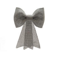 VISEĆA DEKORACIJA - srebrne boje, Basics, plastika (13/14cm) - X-Mas