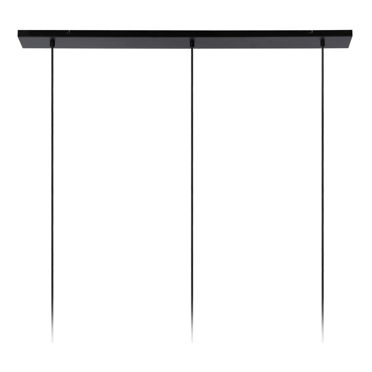 HÄNGELEUCHTE Joanet 110/22/150 cm   - Hellgrau, Design, Glas (110/22/150cm) - Lucide