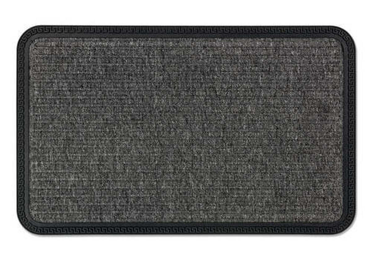 FUßMATTE  40/60 cm  Grau  - Grau, KONVENTIONELL, Textil (40/60cm) - Esposa
