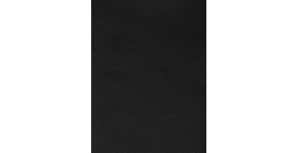 ARMLEHNSTUHL in Eisen Leinenoptik Echtleder pigmentiert - Schwarz, Design, Leder/Textil (60/80,5/62cm) - Novel