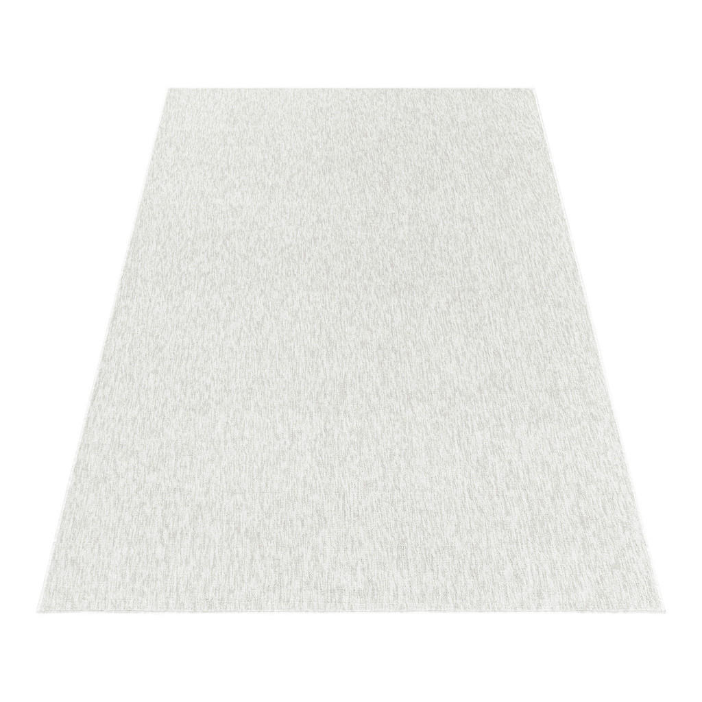 Thumbnail - Flachwebeteppich Nizza Creme, Creme, Textil, Uni, rechteckig, 120x170 cm, Oeko-Tex® Standard 100, für Fußbodenheizung ge...