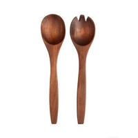 SALATBESTECK GRANDE  - Akaziefarben, Holz (30/7/2cm) - ASA