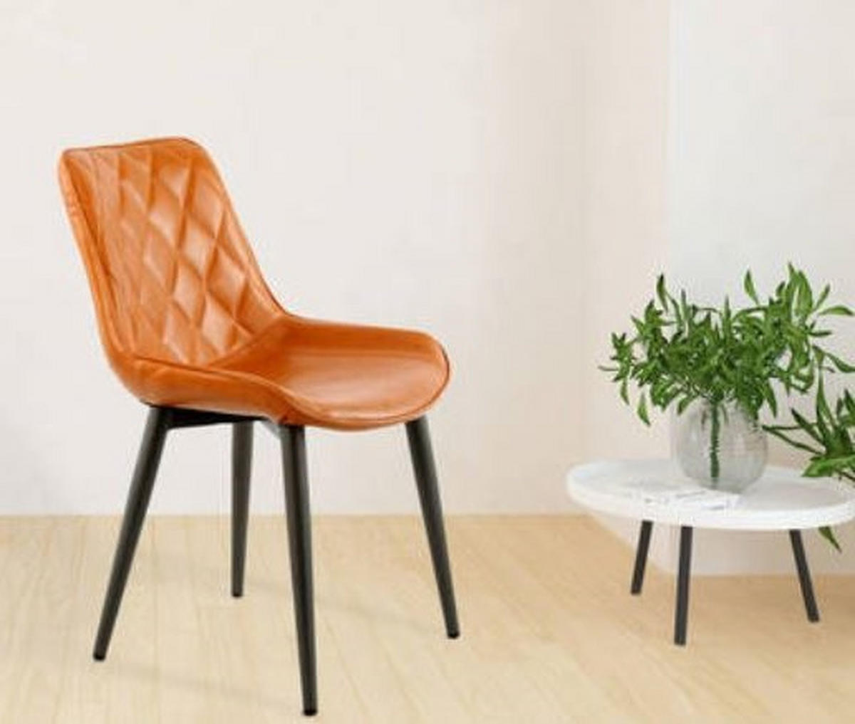 SADA ŽIDLÍ 2 kusy - oranžová, Trend, kov/textil (51/80/60cm)