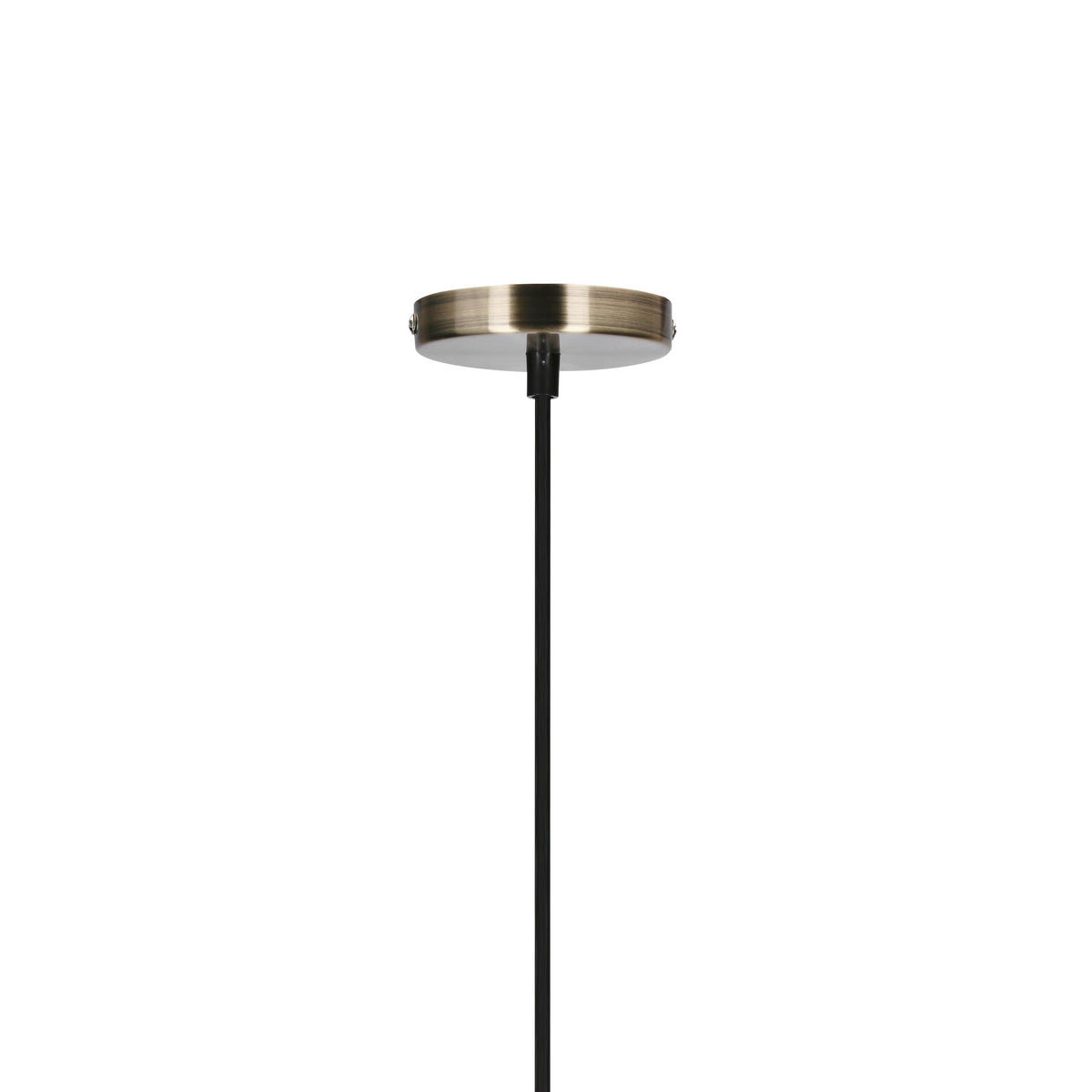 PENDELLEUCHTE 21.5/21.5/90 cm  - Schwarz, KONVENTIONELL, Glas/Metall (21.5/21.5/90cm)