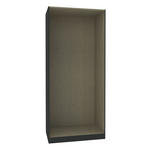 KLEIDERSCHRANKKORPUS 91,1/210/56,5 cm   - Anthrazit, KONVENTIONELL, Holzwerkstoff (91,1/210/56,5cm) - Hom`in