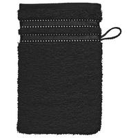 WASCHLAPPEN Cult de Luxe Schwarz  - Schwarz, Basics, Textil (16/22cm) - Vossen