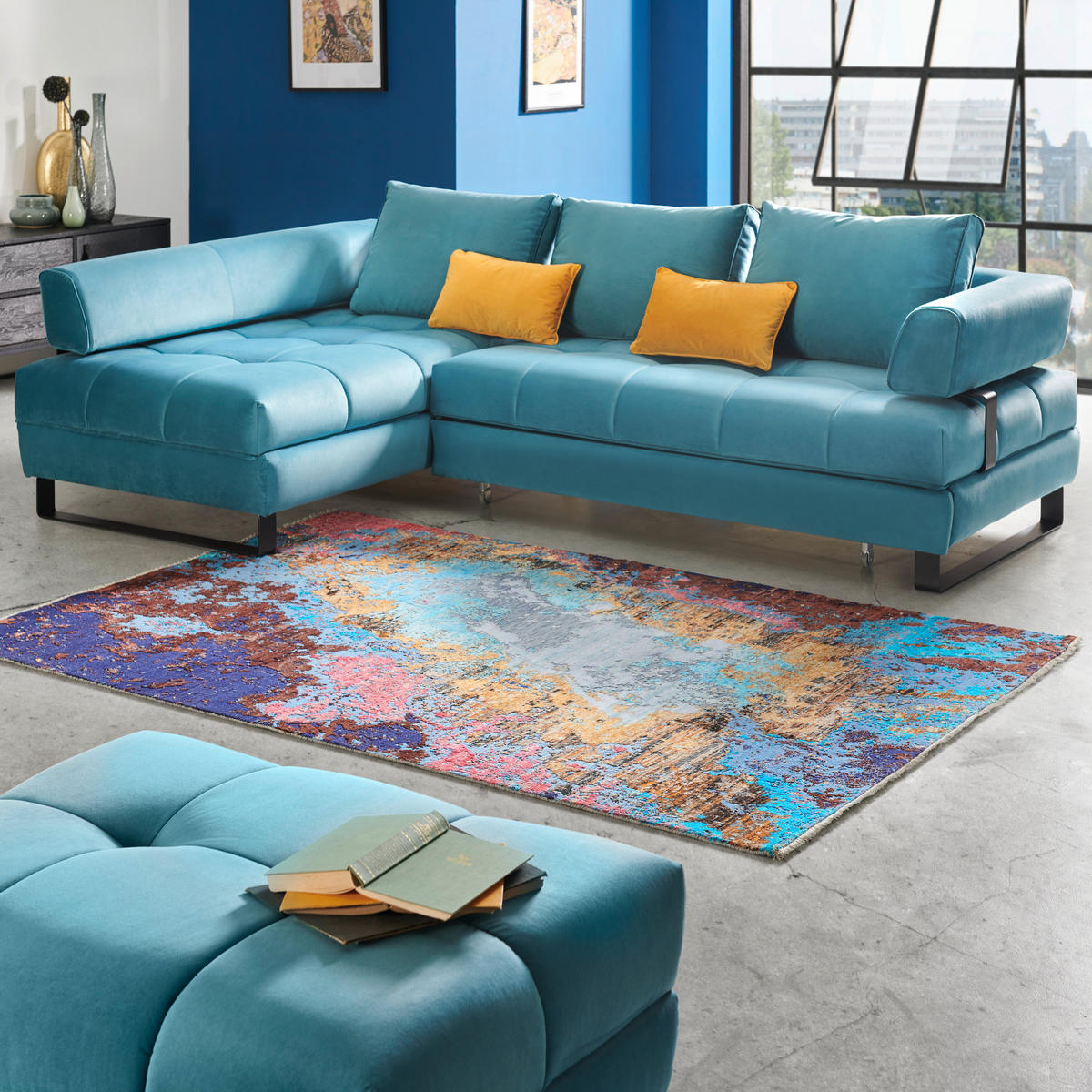ORIENTÁLNÍ KOBEREC, 120/180 cm vícebarevná - vícebarevná, Design, textil (120/180cm) - Cazaris