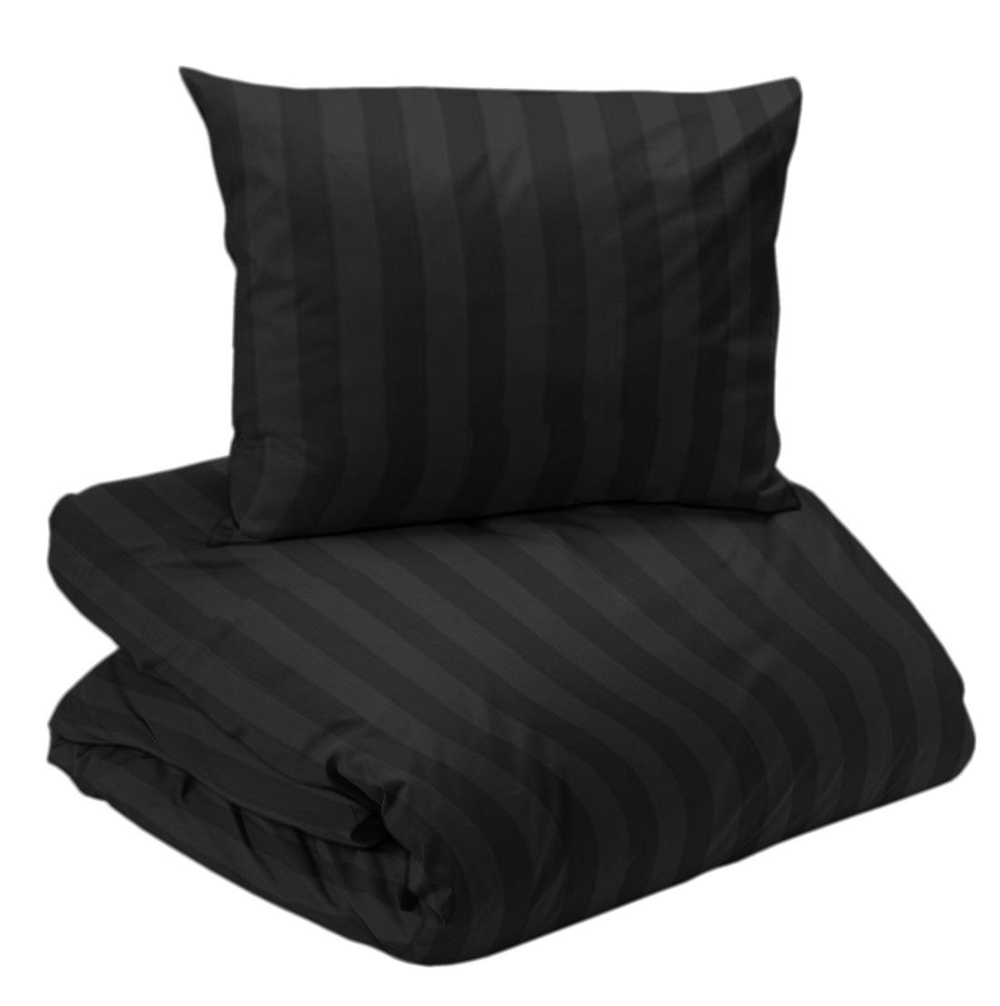 PÅSLAKANSET satin 150/210 cm  - svart, Basics, textil (150/210cm)