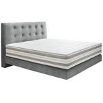 BOXSPRINGBETT 180/200 cm  in Grau  - Grau, KONVENTIONELL, Holz/Textil (180/200cm) - Dieter Knoll