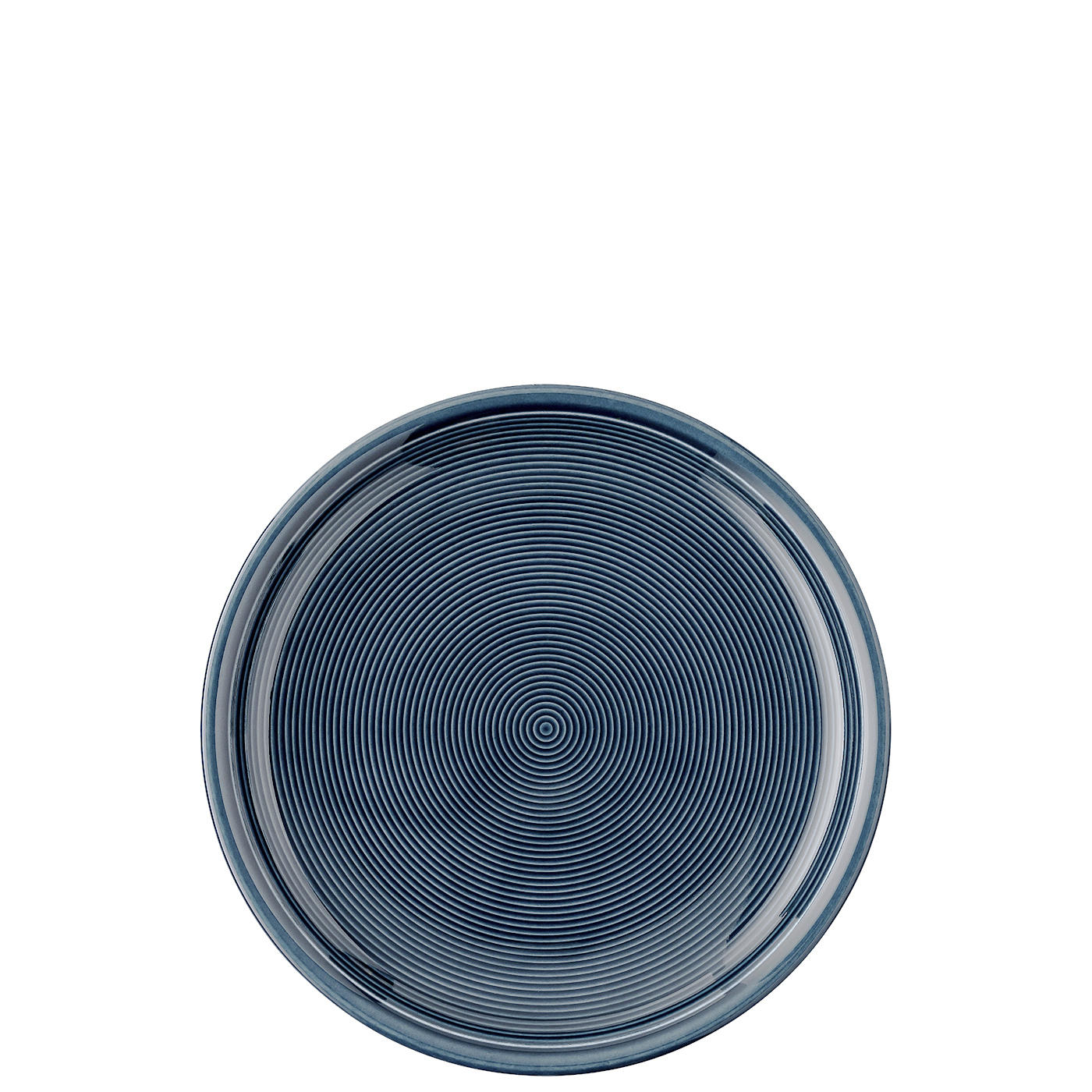 FRÜHSTÜCKSTELLER NIGHT BLUE    - Dunkelblau, Design, Keramik (21,8/2,3cm) - Thomas