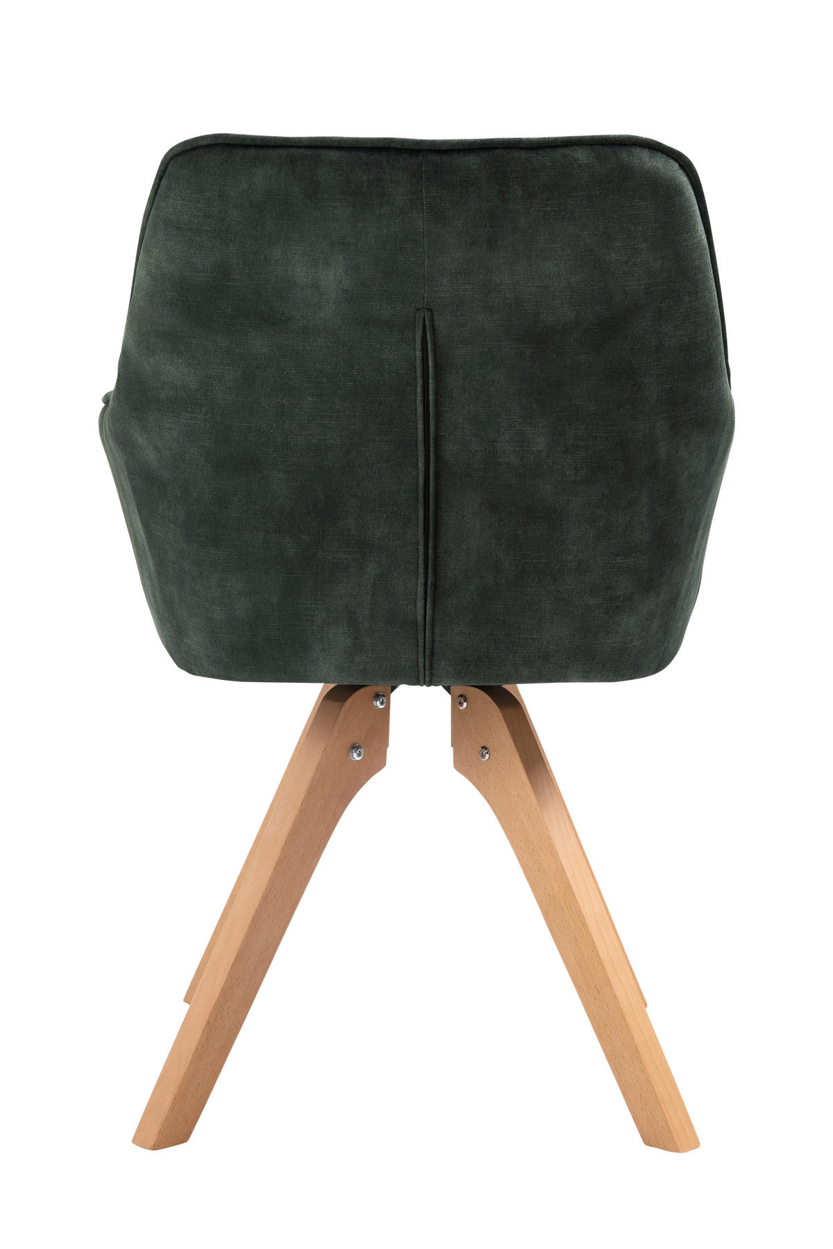 ARMLEHNSTUHL  in Samt  - Dunkelgrün/Eichefarben, MODERN, Holz/Textil (59/85/61cm) - Livetastic