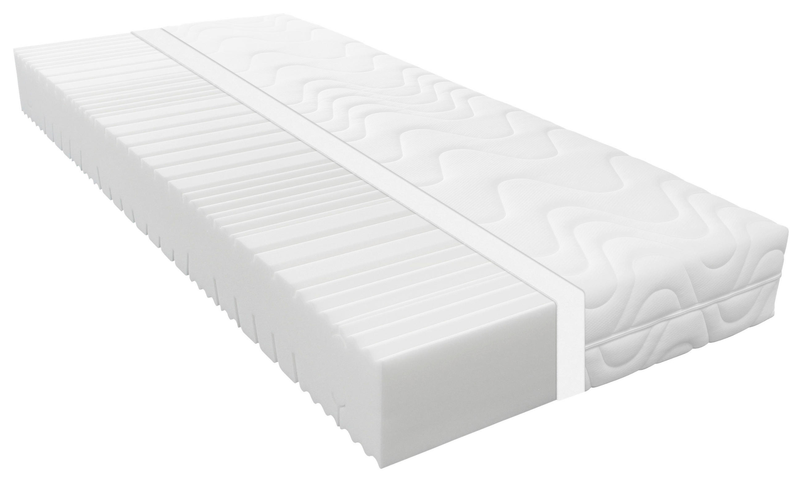 Thumbnail - Novel Matratzenset, Holz, 2-teilig, Birke, Buche, Schichtholz, H3 + H4, 7-Zonen, Höhe ca. 21 cm, 90x200 cm, Textiles Ver...