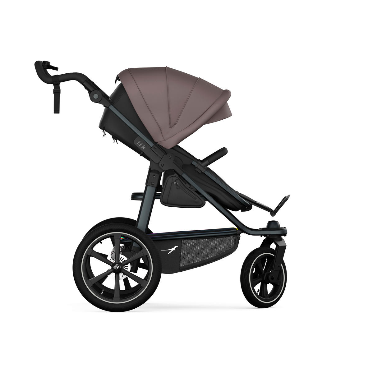 KOMBIKINDERWAGEN  tfk pro 2-in-1 Kombikinderwagen  braun  - Anthrazit/Braun, Basics, Textil/Metall (66/118/110cm) - TFK