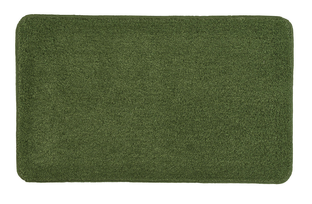 FÜRDŐSZOBASZŐNYEG  60/100 cm  jadezöld   - jadezöld, Basics, műanyag/textil (60/100cm) - Kleine Wolke