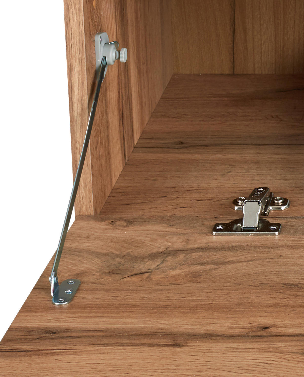 GARDEROBENBANK - Eichefarben/Schwarz, MODERN, Kunststoff (90/45/38cm) - MID.YOU