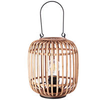 TISCHLEUCHTE Woodrow 21,5/26,5 cm   - Hellbraun, Natur, Holz/Metall (21,5/26,5cm) - Brilliant