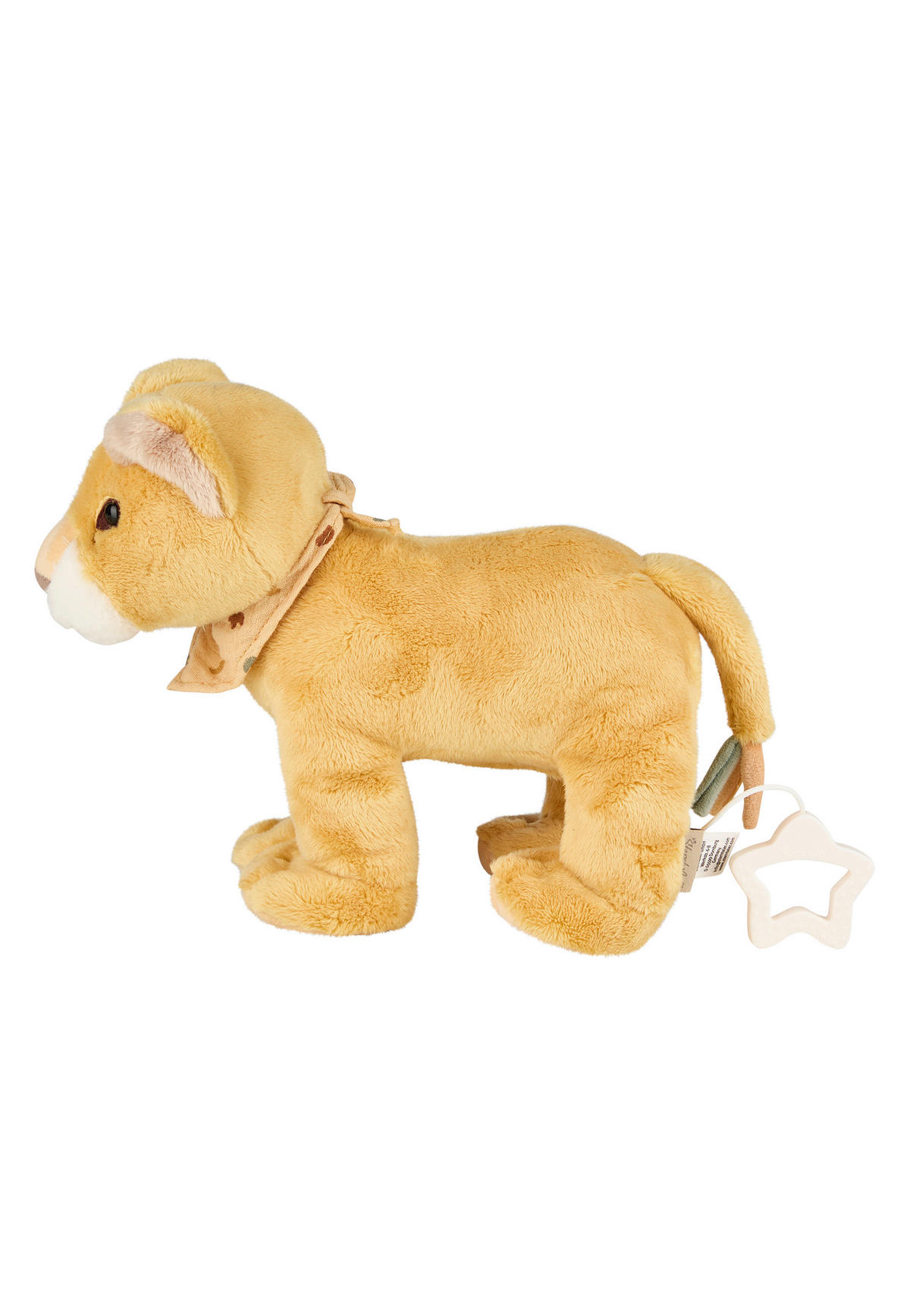SPIELUHR Löwe Leo  - Hellgelb, Basics, Textil (22/25/9cm) - Sterntaler
