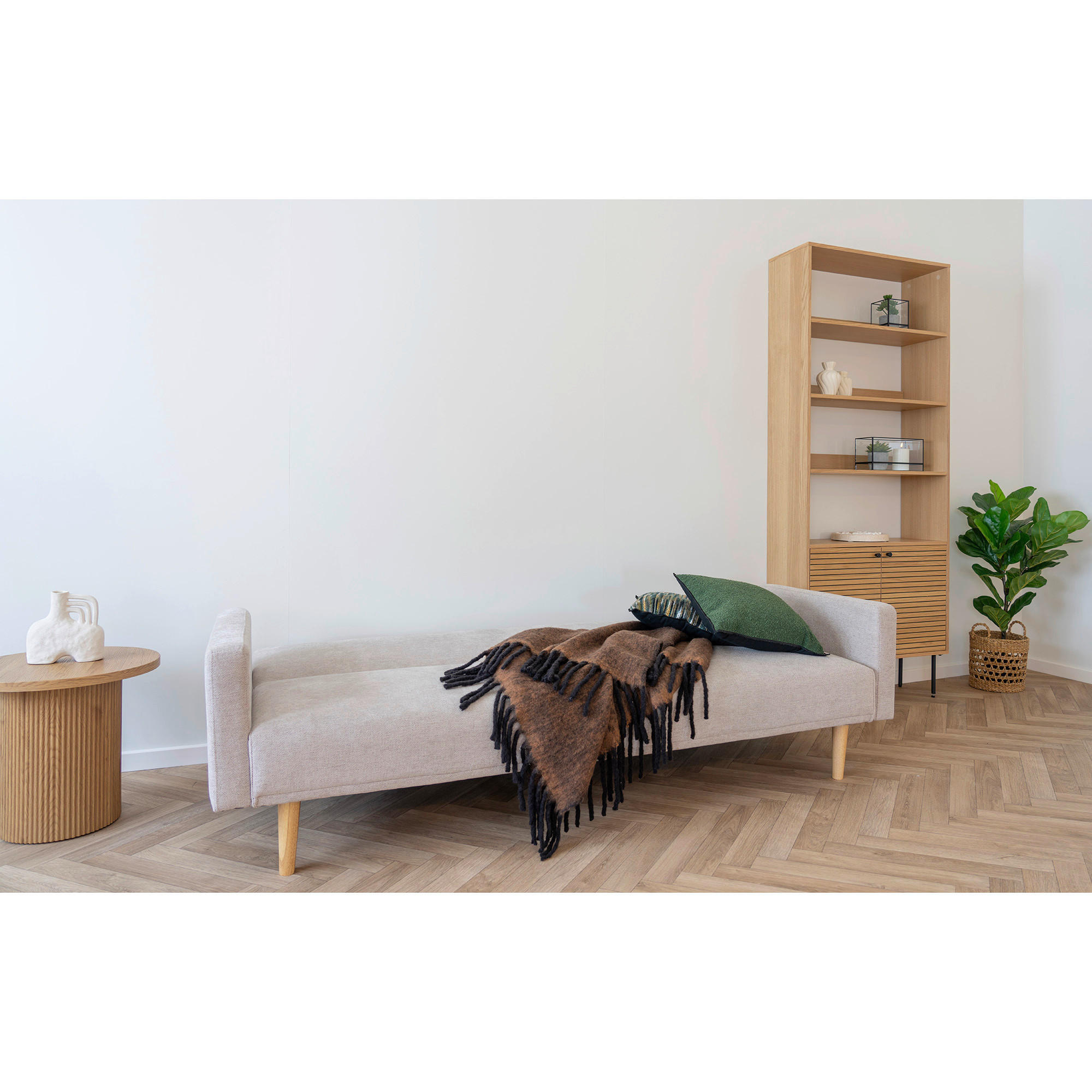 PLÄD 130/170 cm  - mörkbrun, Basics, textil (130/170cm)