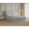 BOXBETT 140/200 cm,  in Grau, Bettkasten, Topper,  - Schwarz/Grau, MODERN, Holz/Kunststoff (140/200cm) - MID.YOU
