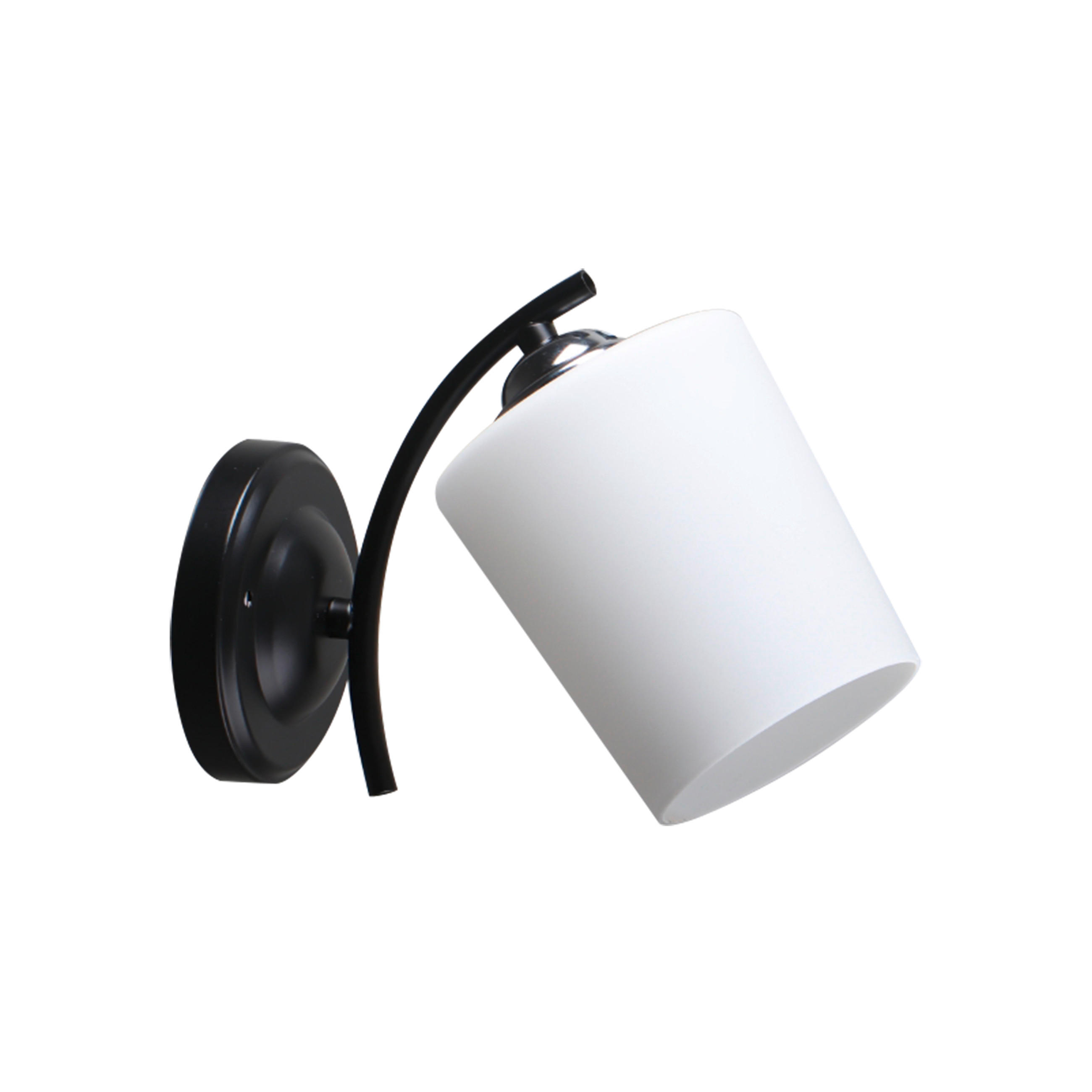 WANDLEUCHTE 22/11/18 cm   - Chromfarben/Schwarz, KONVENTIONELL, Metall (22/11/18cm)