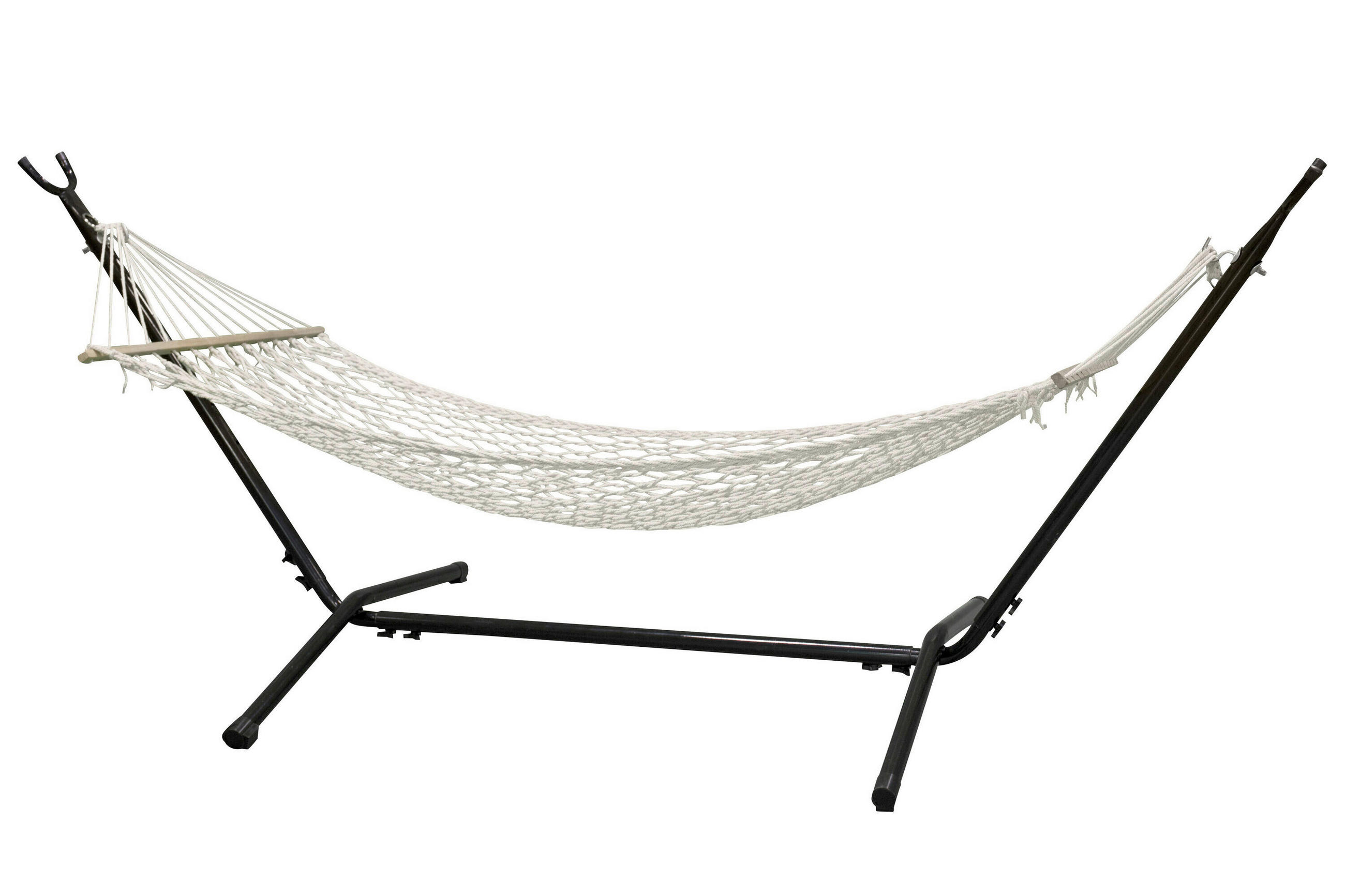 HÄNGEMATTE 200/1/100 cm  - Weiß, MODERN, Textil (200/1/100cm) - Gardenson