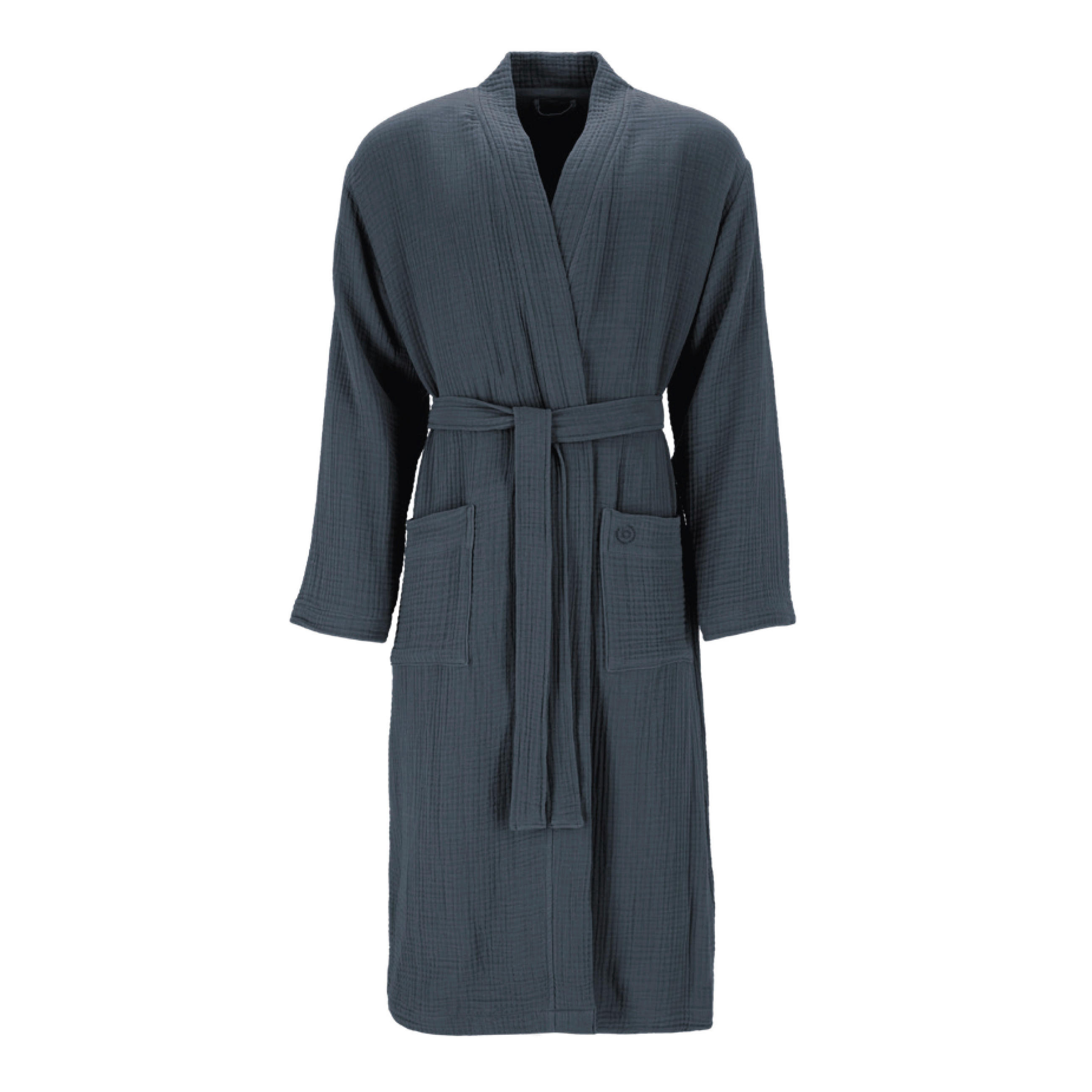 BADEMANTEL Durini XL Unisex  - Grau, Basics, Textil (XLnull) - Vossen