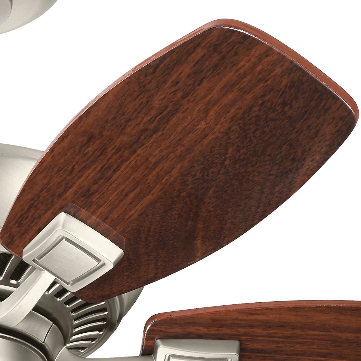 TAKFLÄKT Canfield 76/38 cm  - körsbärsfärgad/valnötsfärgad, Basics, metall/trä (76/38cm) - Elstead Lighting