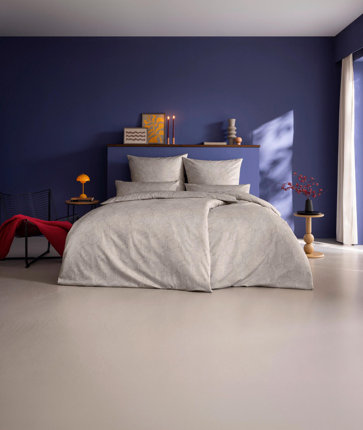 BETTWÄSCHE 3-teilig Guido Makosatin 135/200 cm  - Graubraun, Design, Textil (135/200cm) - Estella