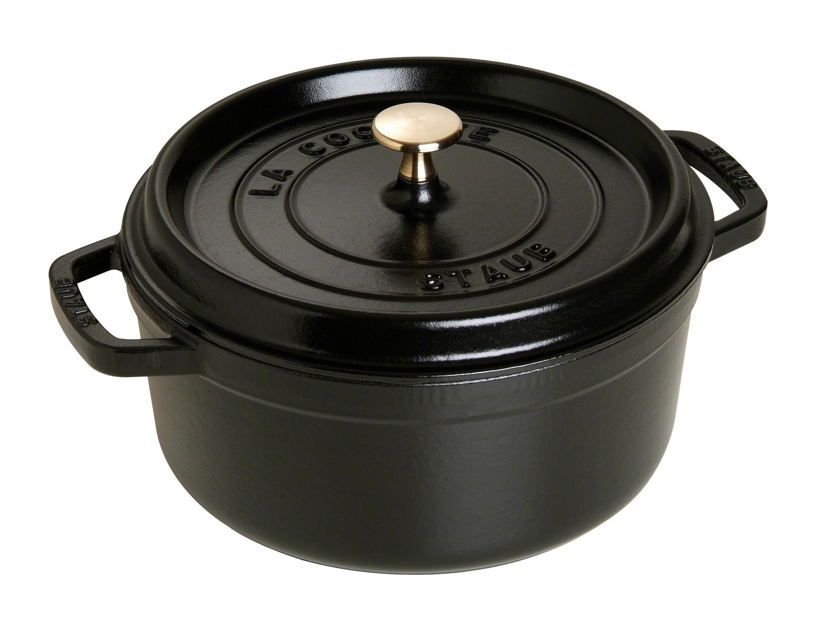 SCHMORTOPF LA COCOTTE 3,8 L  - Schwarz, Basics, Metall (24cm) - Staub